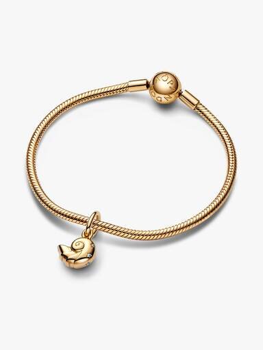 Disney „Die kleine Meerjungfrau“ – Dangle Charm „Verzauberte Muschel“ – 14-karätige Vergoldung Disney „Die kleine Meerjungfrau“ – Dangle Charm „Verzauberte Muschel“ – 14-karätige Vergoldung