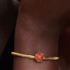 Disney „Die Schöne und das Biest“ – Armband mit Snake Chain und verzauberter Rose, 14-karätig vergoldet Disney „Die Schöne und das Biest“ – Armband mit Snake Chain und verzauberter Rose, 14-karätig vergoldet