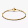 Disney „Die Schöne und das Biest“ – Armband mit Snake Chain und verzauberter Rose, 14-karätig vergoldet Disney „Die Schöne und das Biest“ – Armband mit Snake Chain und verzauberter Rose, 14-karätig vergoldet