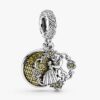 Disney „Die Schöne und das Biest“ Dangle Charm – Sterlingsilber