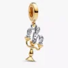 Disney „Die Schöne und das Biest“ Lumiere-Dangle Charm aus Sterlingsilber, 14-karätig vergoldet Disney „Die Schöne und das Biest“ Lumiere-Dangle Charm aus Sterlingsilber, 14-karätig vergoldet