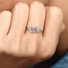 Disney „Die Schöne und das Biest“ Rosenring aus Sterlingsilber