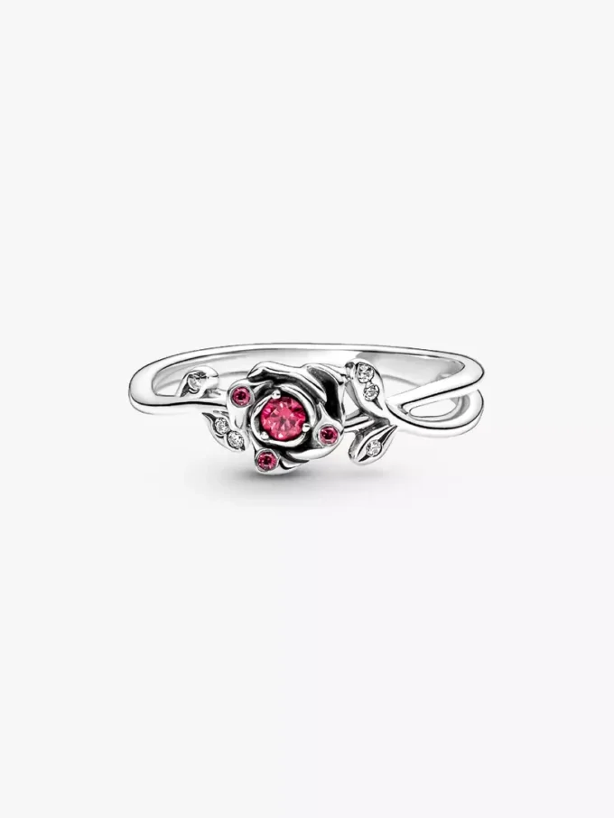 Disney „Die Schöne und das Biest“ Rosenring aus Sterlingsilber