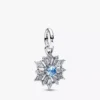 Disney Frozen Königin Elsa Schneeflocken-Dangle Charm aus Sterlingsilber