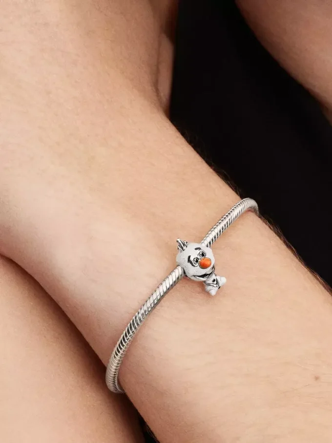 Disney Frozen Olaf Charm aus Sterlingsilber Disney Frozen Olaf Charm aus Sterlingsilber