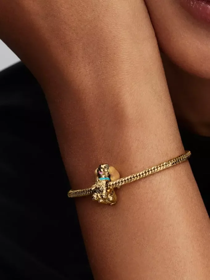 Disney Lady Charm, 14-karätige Vergoldung Disney Lady Charm, 14-karätige Vergoldung