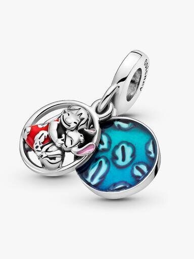 Disney Lilo & Stitch Dangle Charm – Sterlingsilber Disney Lilo & Stitch Dangle Charm – Sterlingsilber