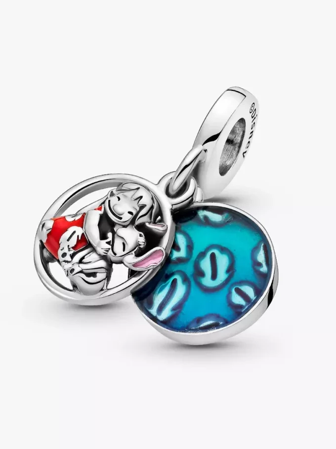 Disney Lilo & Stitch Family Dangle Charm aus Sterlingsilber Disney Lilo & Stitch Family Dangle Charm aus Sterlingsilber