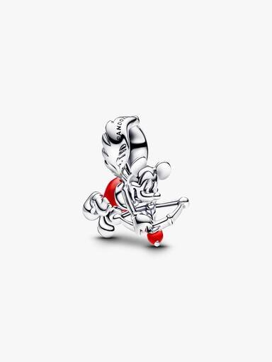 Disney Mickey-Mouse-Amor-Charm – Sterlingsilber Disney Mickey-Mouse-Amor-Charm – Sterlingsilber