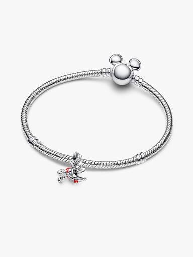 Disney Mickey-Mouse-Amor-Charm – Sterlingsilber Disney Mickey-Mouse-Amor-Charm – Sterlingsilber