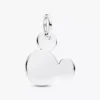 Disney Mickey Mouse gravierbarer Dangle Charm aus Sterlingsilber Disney Mickey Mouse gravierbarer Dangle Charm aus Sterlingsilber