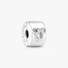 Disney Mickey Mouse & Minnie Mouse Clip Charm aus Sterlingsilber