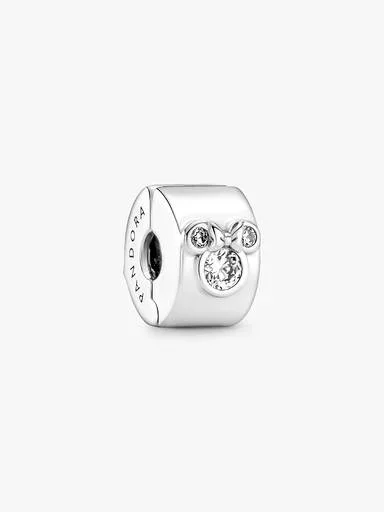 Disney Mickey Mouse & Minnie Mouse Clip Charm – Sterlingsilber Disney Mickey Mouse & Minnie Mouse Clip Charm – Sterlingsilber