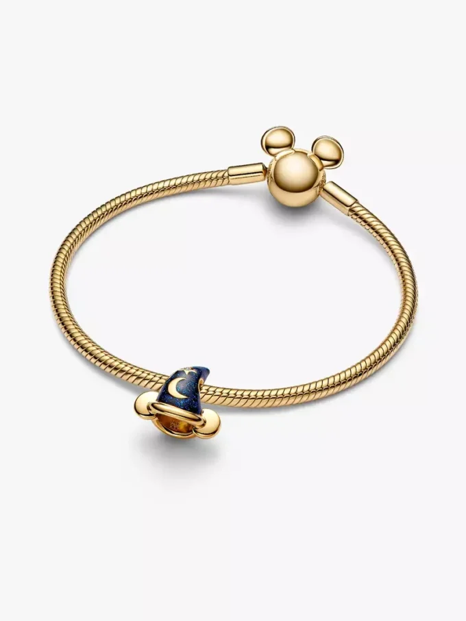 Disney Mickey-Mouse-Zaubererhut-Charm 0,007 ct TW, 14-karätige Vergoldung Disney Mickey-Mouse-Zaubererhut-Charm 0,007 ct TW, 14-karätige Vergoldung