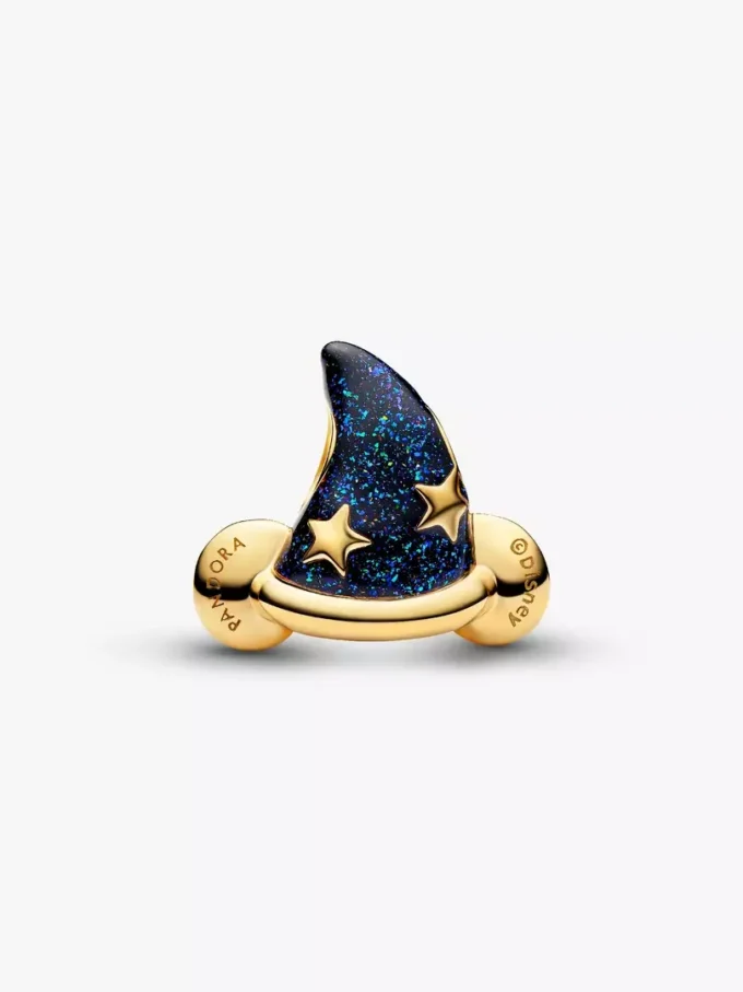 Disney Mickey-Mouse-Zaubererhut-Charm 0,007 ct TW, 14-karätige Vergoldung Disney Mickey-Mouse-Zaubererhut-Charm 0,007 ct TW, 14-karätige Vergoldung