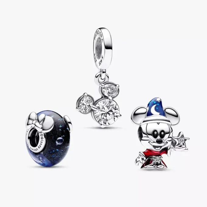Disney Mickey und Minnie glauben an Magie Charm-Trio, 3er-Set Disney Mickey und Minnie glauben an Magie Charm-Trio, 3er-Set