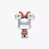 Disney Minnie-Maus-Charm mit gepunktetem Kleid und Schleife aus Sterlingsilber Disney Minnie-Maus-Charm mit gepunktetem Kleid und Schleife aus Sterlingsilber