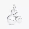 Disney Minnie-Maus-Dangle Charm zum Gravieren aus Sterlingsilber Disney Minnie-Maus-Dangle Charm zum Gravieren aus Sterlingsilber