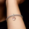 Disney Minnie-Maus-Silhouette „Mom“ Dangle Charm aus Sterlingsilber, 14-karätig rosévergoldet Disney Minnie-Maus-Silhouette „Mom“ Dangle Charm aus Sterlingsilber, 14-karätig rosévergoldet