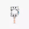 Disney Ohana Lilo & Stitch-inspirierter Charm aus Sterlingsilber, 14 Karat Roségold-Beschichtung Disney Ohana Lilo & Stitch-inspirierter Charm aus Sterlingsilber, 14 Karat Roségold-Beschichtung