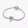 Disney Ohana Lilo & Stitch-inspirierter Charm aus Sterlingsilber, 14 Karat Roségold-Beschichtung Disney Ohana Lilo & Stitch-inspirierter Charm aus Sterlingsilber, 14 Karat Roségold-Beschichtung