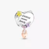 Disney Ohana Lilo & Stitch-inspirierter Charm aus Sterlingsilber, 14 Karat Roségold-Beschichtung Disney Ohana Lilo & Stitch-inspirierter Charm aus Sterlingsilber, 14 Karat Roségold-Beschichtung