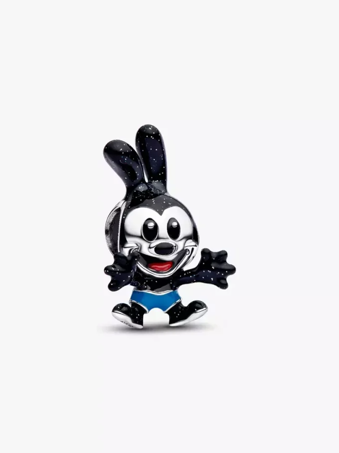 Disney Oswald, das Glückskaninchen, Charm aus Sterlingsilber Disney Oswald, das Glückskaninchen, Charm aus Sterlingsilber