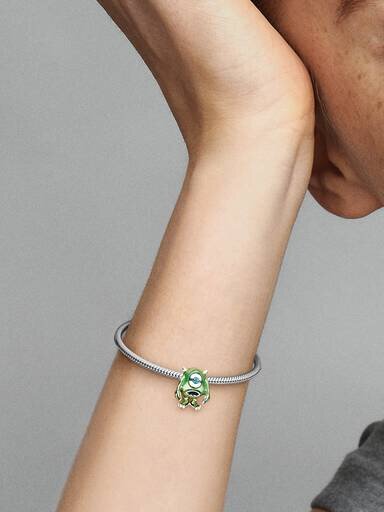 Disney Pixar Mike Wazowski Charm – Sterlingsilber Disney Pixar Mike Wazowski Charm – Sterlingsilber