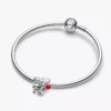Disney Pixar „Oben“ Carl & Ellie Charm aus Sterlingsilber
