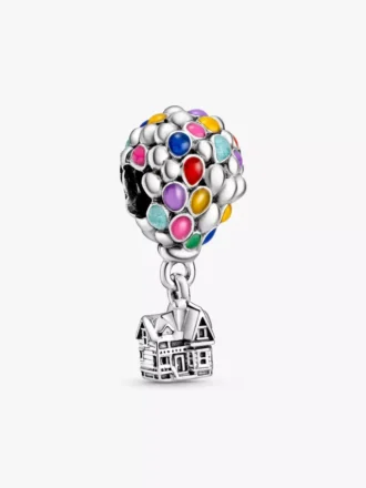 Disney Pixar „Oben“ Haus & Ballons-Charm aus Sterlingsilber