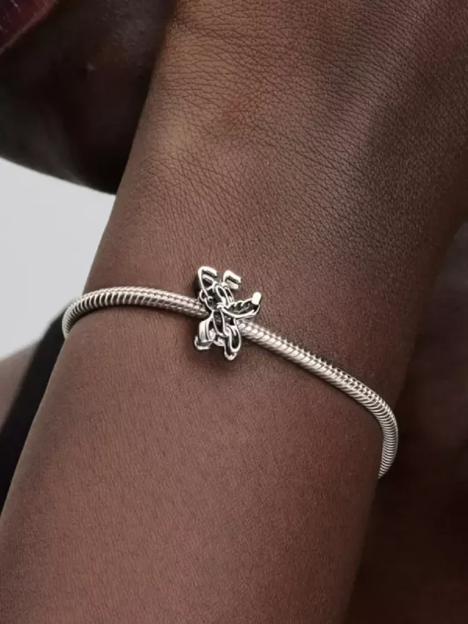Disney Pluto durchbrochener Charm aus Sterlingsilber Disney Pluto durchbrochener Charm aus Sterlingsilber