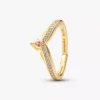 Disney-Prinzessin Aurora Tiara-Ring, 14-karätig vergoldet Disney-Prinzessin Aurora Tiara-Ring, 14-karätig vergoldet
