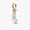 Disney-Prinzessin Cinderella Dangle Charm 0,012 ct TW, Sterlingsilber, 14-karätige Vergoldung Disney-Prinzessin Cinderella Dangle Charm 0,012 ct TW, Sterlingsilber, 14-karätige Vergoldung