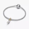 Disney-Prinzessin Cinderella Dangle Charm 0,012 ct TW, Sterlingsilber, 14-karätige Vergoldung Disney-Prinzessin Cinderella Dangle Charm 0,012 ct TW, Sterlingsilber, 14-karätige Vergoldung