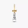 Disney-Prinzessin Cinderella Dangle Charm 0,012 ct TW, Sterlingsilber, 14-karätige Vergoldung Disney-Prinzessin Cinderella Dangle Charm 0,012 ct TW, Sterlingsilber, 14-karätige Vergoldung
