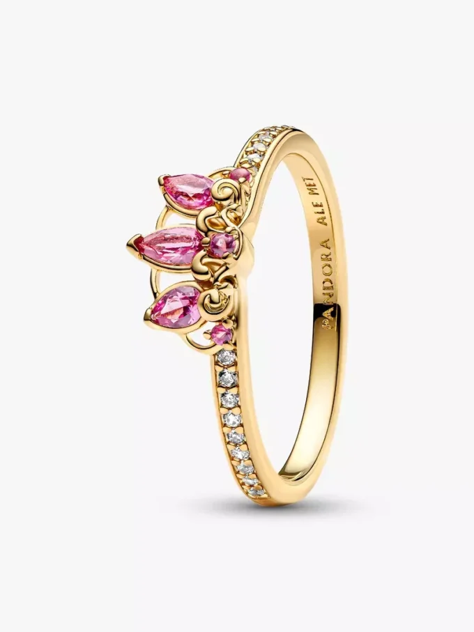 Goldfarbenes Prinzessinnen-Ring-Set, 5er-Set Goldfarbenes Prinzessinnen-Ring-Set, 5er-Set