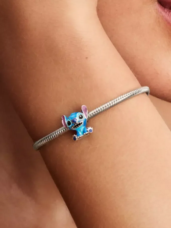 Disney-Stitch-Charm aus Sterlingsilber Disney-Stitch-Charm aus Sterlingsilber