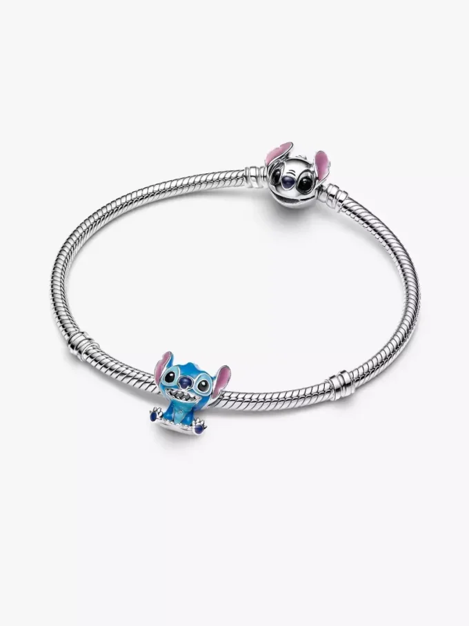 Disney-Stitch-Charm aus Sterlingsilber Disney-Stitch-Charm aus Sterlingsilber