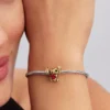 Disney Stitch Herz-Charm, 14 Karat vergoldet Disney Stitch Herz-Charm, 14 Karat vergoldet