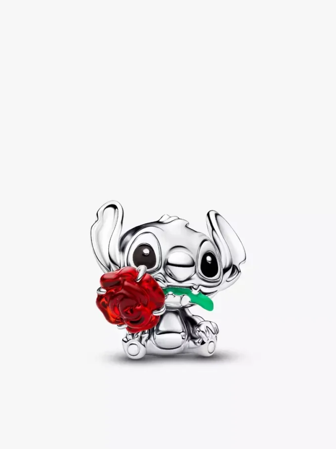 Disney Stitch Murano Glass Charm aus Sterlingsilber Disney Stitch Murano Glass Charm aus Sterlingsilber