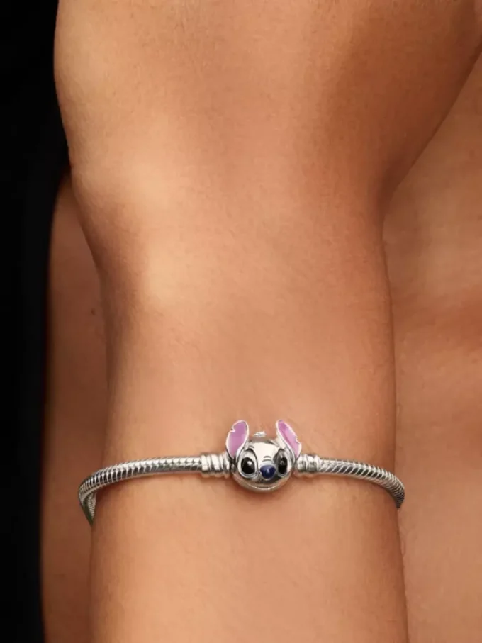 Disney Stitch Snake Chain-Armband aus Sterlingsilber Disney Stitch Snake Chain-Armband aus Sterlingsilber