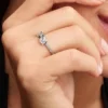 Disney Stitch & Stone Ring – Sterlingsilber