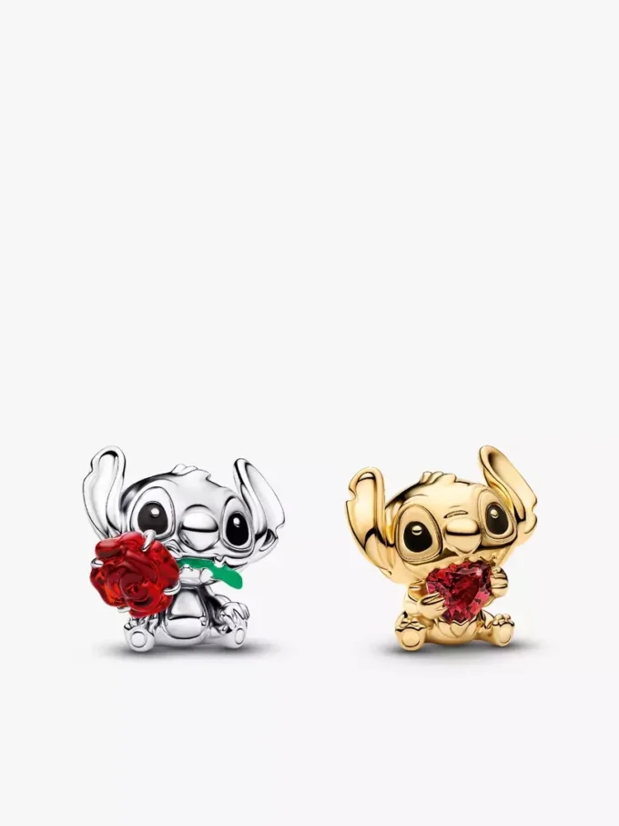 Disney Stitch Weihnachts-Charm-Duo, 2er-Set Disney Stitch Weihnachts-Charm-Duo, 2er-Set