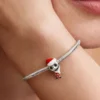 Disney „The Nightmare Before Christmas“ Jack Skellington Charm aus Sterlingsilber