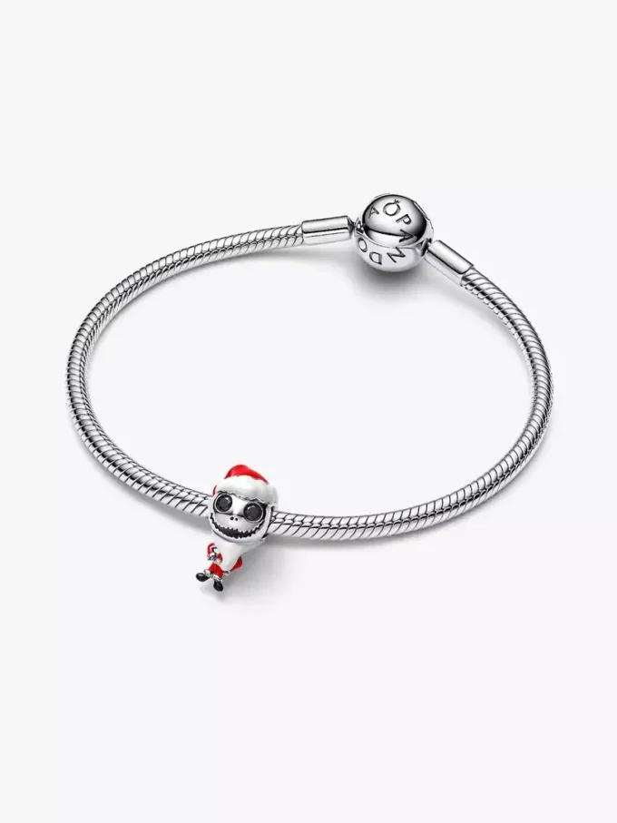 Disney „The Nightmare Before Christmas“ Jack Skellington Charm aus Sterlingsilber