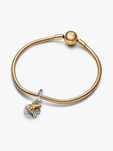 Disney Tinker Bell Celestial Night Dangle Charm – Sterlingsilber, 14-karätige Vergoldung Disney Tinker Bell Celestial Night Dangle Charm – Sterlingsilber, 14-karätige Vergoldung
