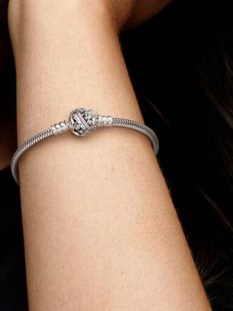 Disney Tinker Bell Clasp Moments Snake Chain Armband – Sterlingsilber