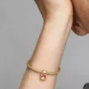 Disney Winnie-Puuh-Bären-Charm, 14-karätig vergoldet