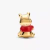 Disney Winnie-Puuh-Bären-Charm, 14-karätig vergoldet