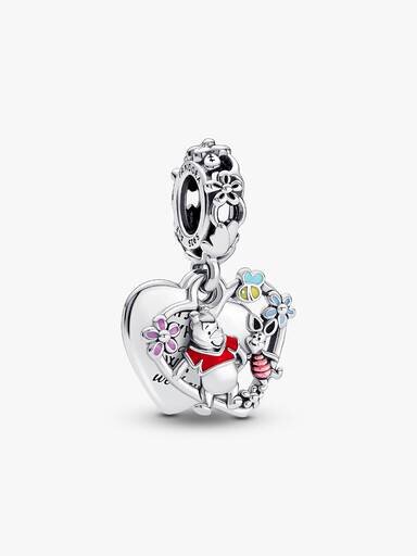 Disney Winnie Puuh & Ferkel Dangle Charm – Sterlingsilber Disney Winnie Puuh & Ferkel Dangle Charm – Sterlingsilber
